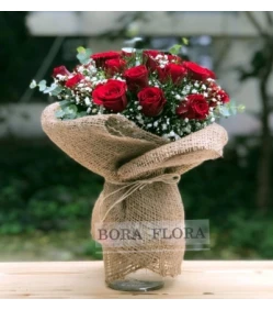Boutique-Strauß 16 – (21 Rosen)