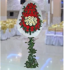 Gelin Duvağı (Kırmızı-Beyaz)