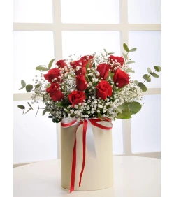 Rosen in einer Box für meine Liebste