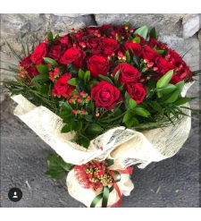 Özel Tasarım 21 Kırmızı Gül